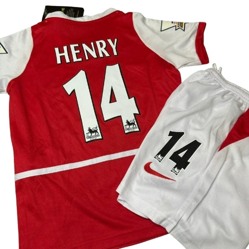 Komplet Dziecięcy Arsenal Londyn 2002/2004 Home Retro