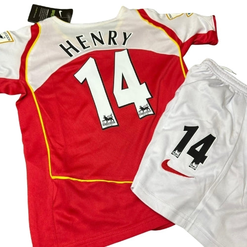 Komplet Dziecięcy Arsenal Londyn 2004/2005 Home Retro