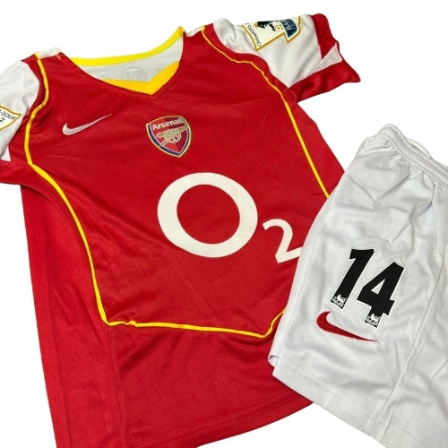 Komplet Dziecięcy Arsenal Londyn 2004/2005 Home Retro