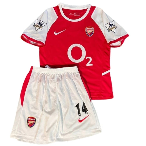 Komplet Dziecięcy Arsenal Londyn 2002/2004 Home Retro