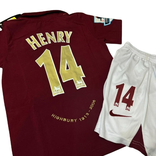 Komplet Dziecięcy Arsenal Londyn 2005/2006 Home Retro
