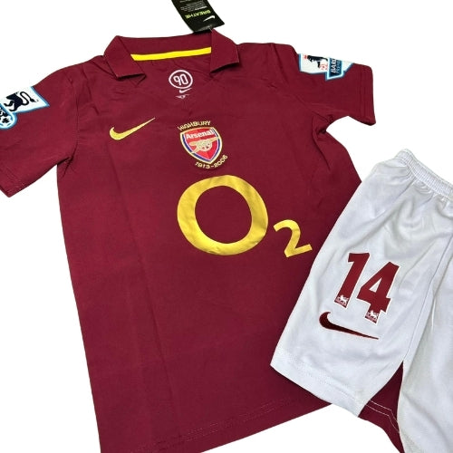 Komplet Dziecięcy Arsenal Londyn 2005/2006 Home Retro