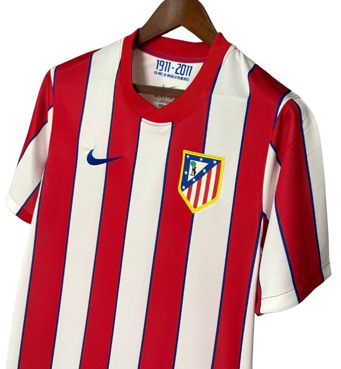 Koszulka Piłkarska Atletico Madryt 2011/2012 Home Retro