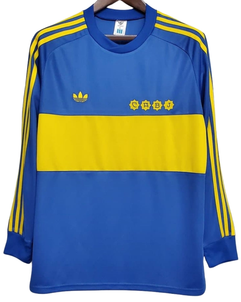 Koszulka Piłkarska Boca Juniors 1981 Retro Długi Rękaw