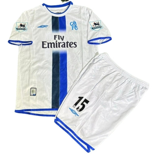 Komplet Piłkarski Dziecięcy Chelsea Londyn 2004/2005 Away Retro
