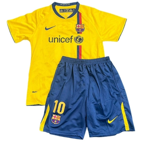 Piłkarski Komplet Dziecięcy FC Barcelona 2008/2009 Away Retro