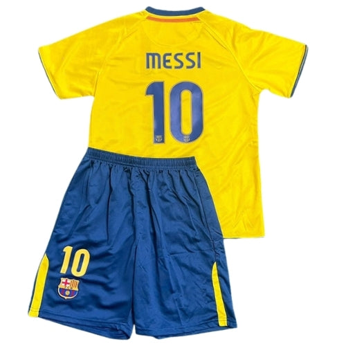Piłkarski Komplet Dziecięcy FC Barcelona 2008/2009 Away Retro