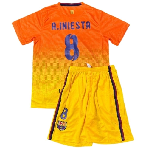 Piłkarski Komplet Strój Dziecięcy FC Barcelona 2012/2013 Away Retro