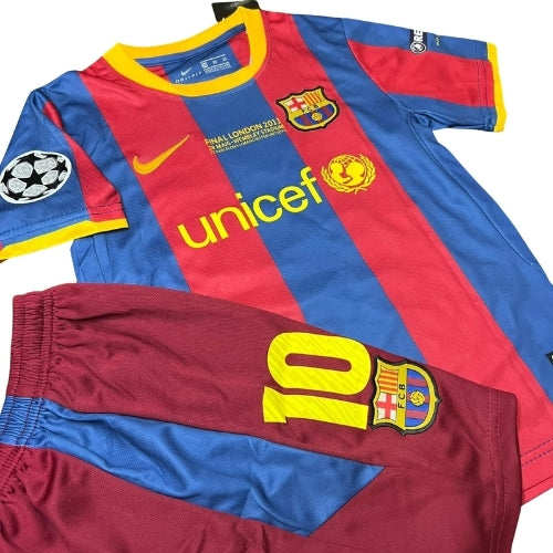 Komplet Dziecięcy FC Barcelona 2010/2011 Home Retro