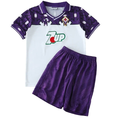 Komplet Piłkarski Dziecięcy AC Fiorentina 1992/1993 Away Retro