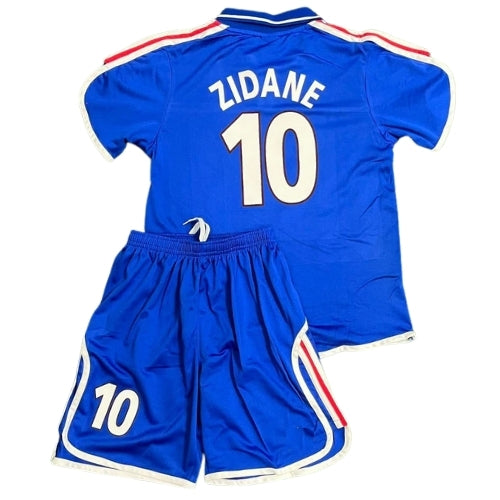 Piłkarski Komplet Strój Dziecięcy Francja 2000 Home Retro