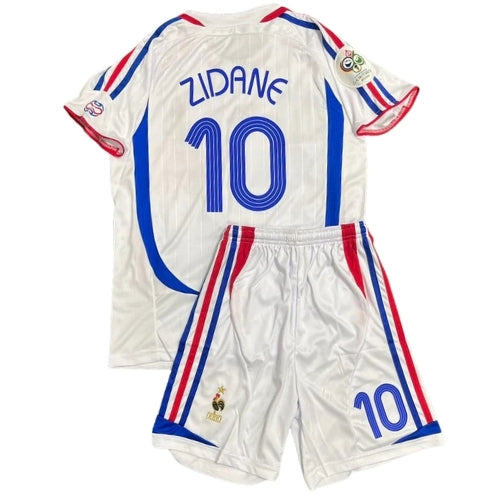 Piłkarski Komplet Strój Dziecięcy Francja 2006 Away Retro