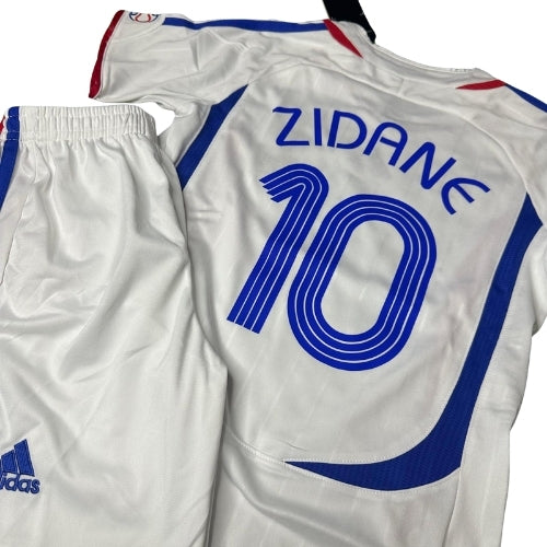 Piłkarski Komplet Strój Dziecięcy Francja 2006 Away Retro