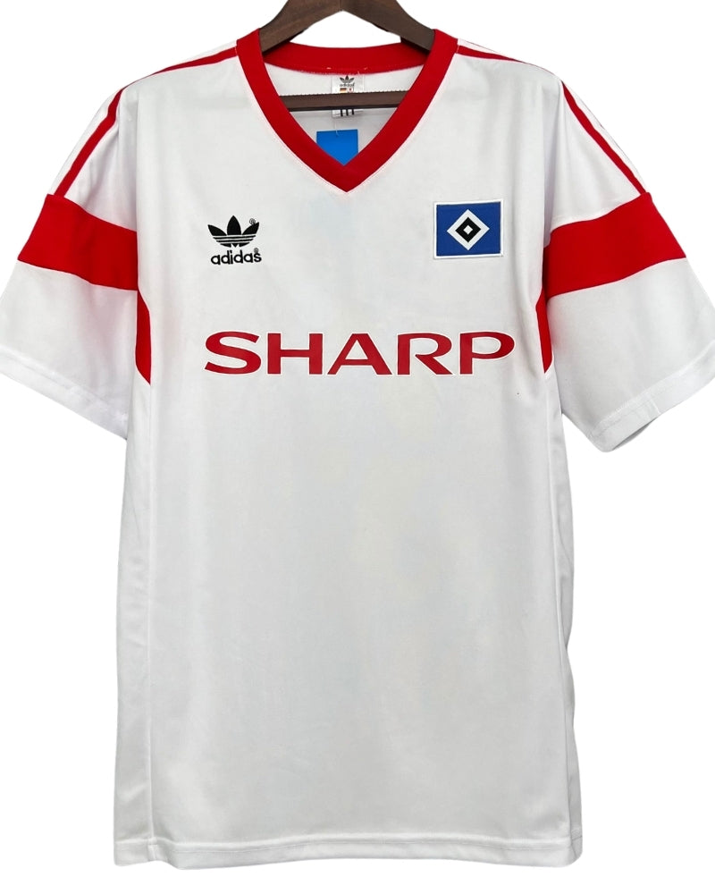 Koszulka Piłkarska HSV Hamburg 1988/1989 Home Retro