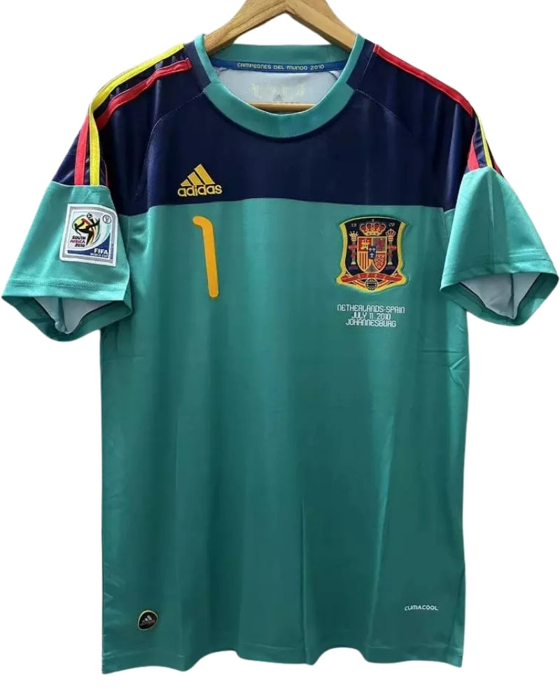 Koszulka Bramkarska Hiszpania MŚ 2010 Home Retro