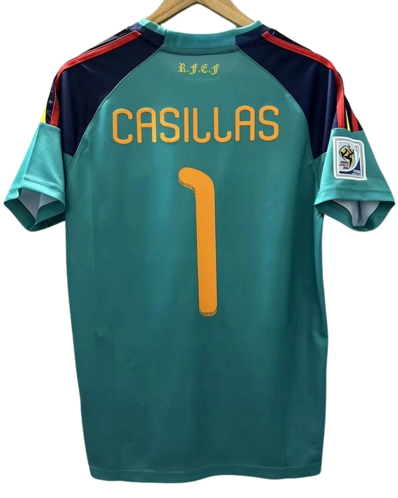 Koszulka Bramkarska Hiszpania MŚ 2010 Home Retro
