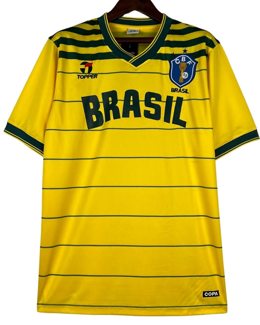 Koszulka Piłkarska Brazylia 1984 Home Retro