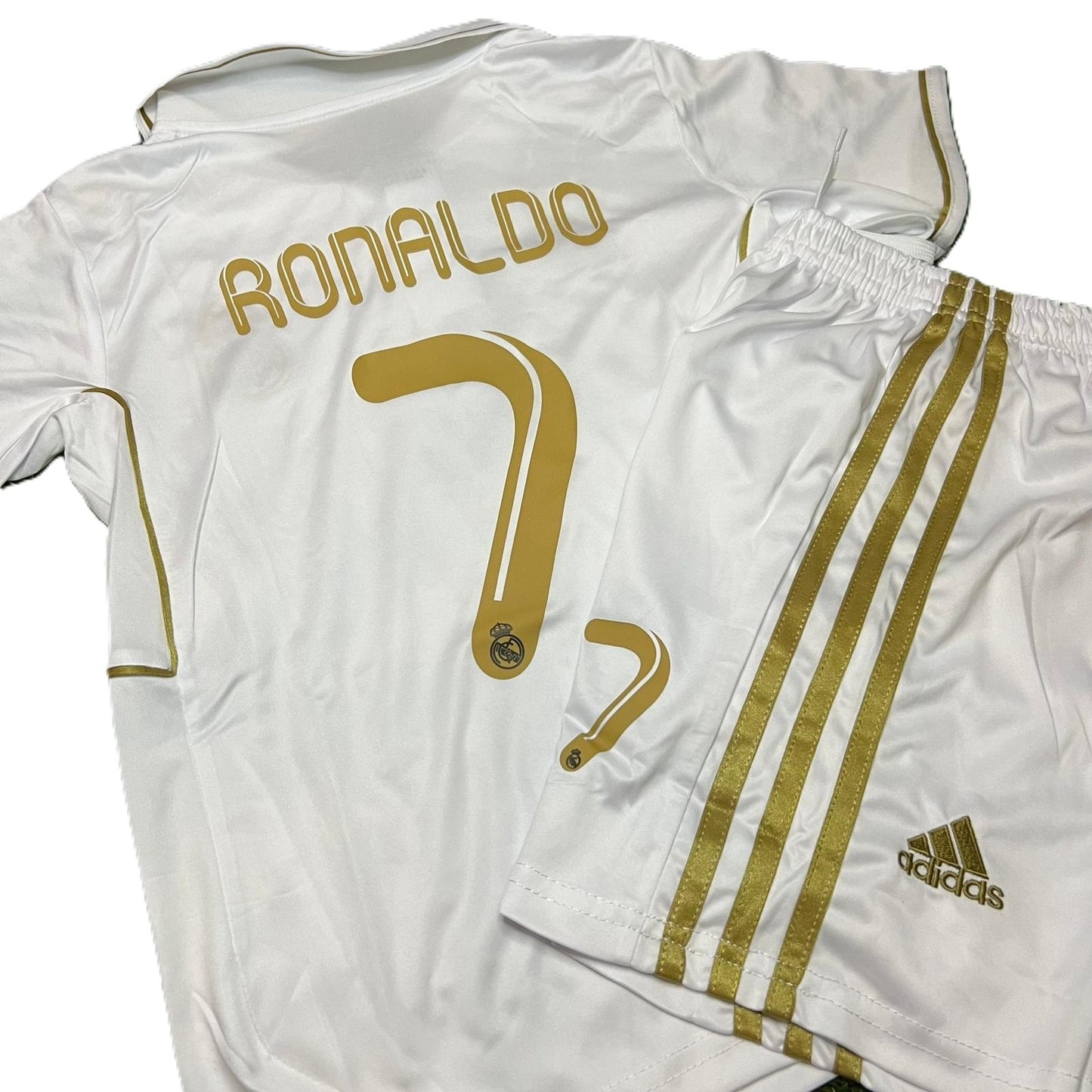 Piłkarski Komplet Strój Dziecięcy Real Madryt 2011/2012 Home Retro