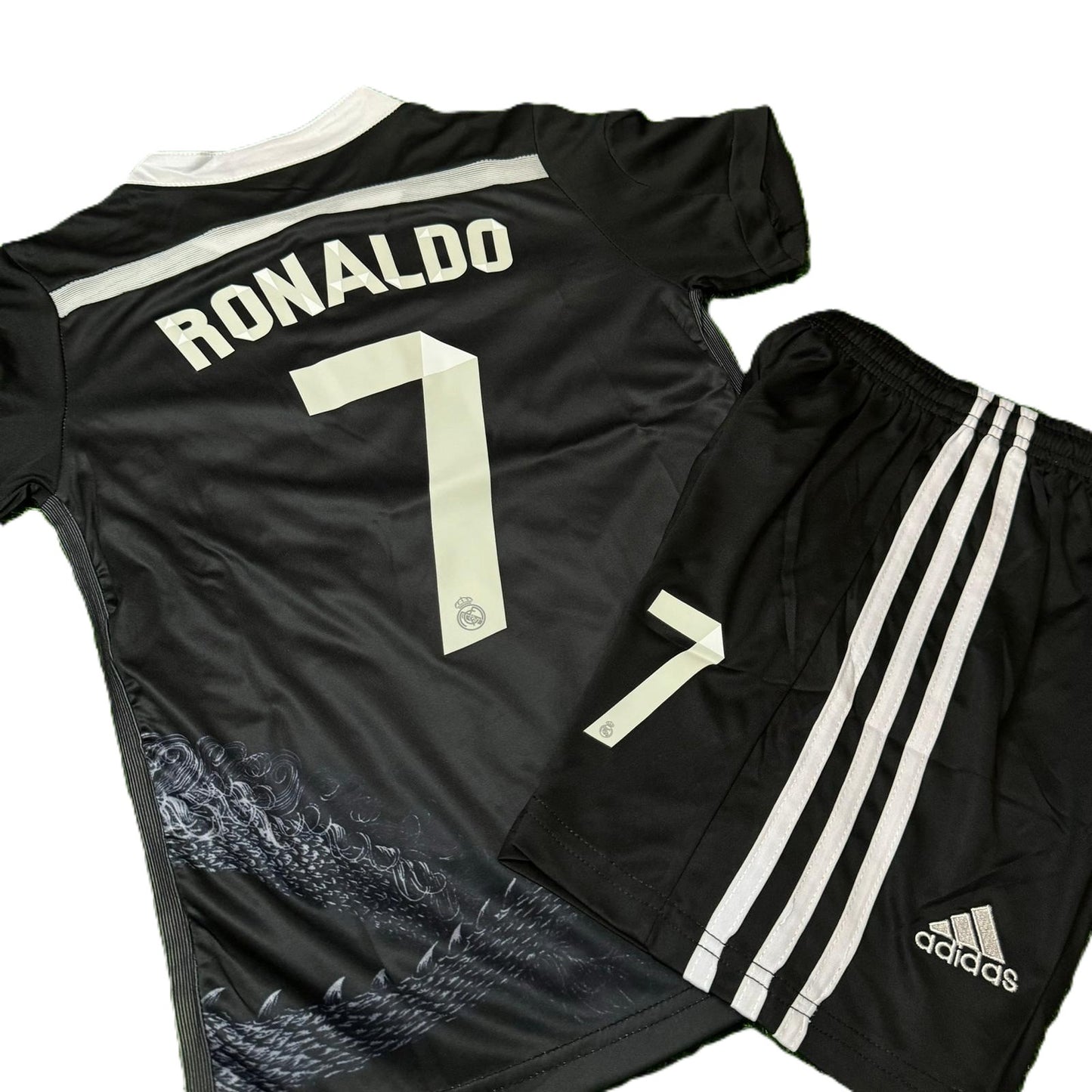 Piłkarski Komplet Strój Dziecięcy Real Madryt 2014/2015 3rd Retro
