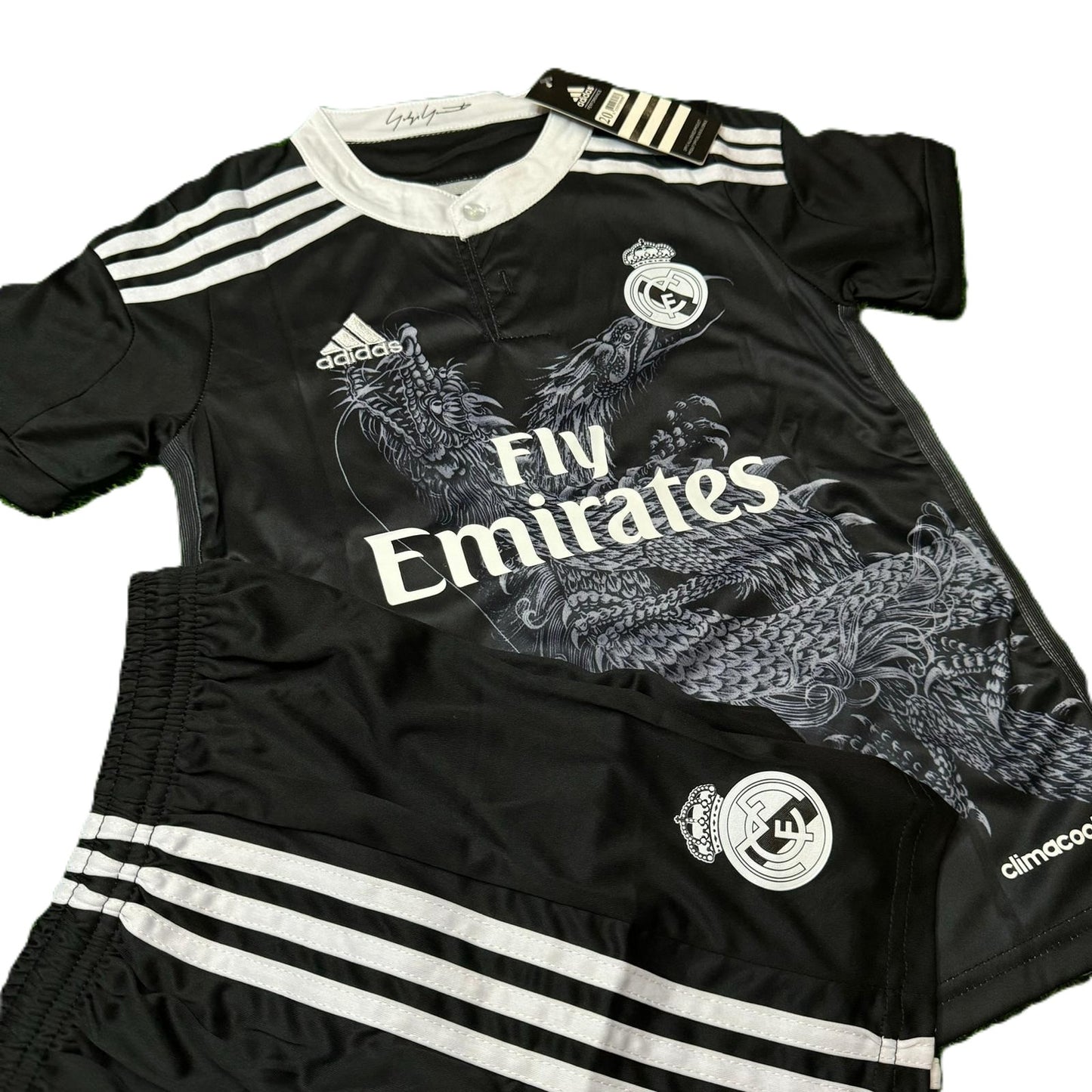 Piłkarski Komplet Strój Dziecięcy Real Madryt 2014/2015 3rd Retro