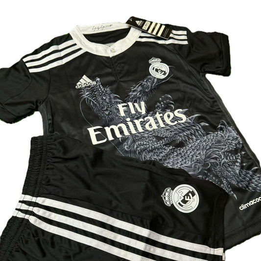 Piłkarski Komplet Strój Dziecięcy Real Madryt 2014/2015 3rd Retro