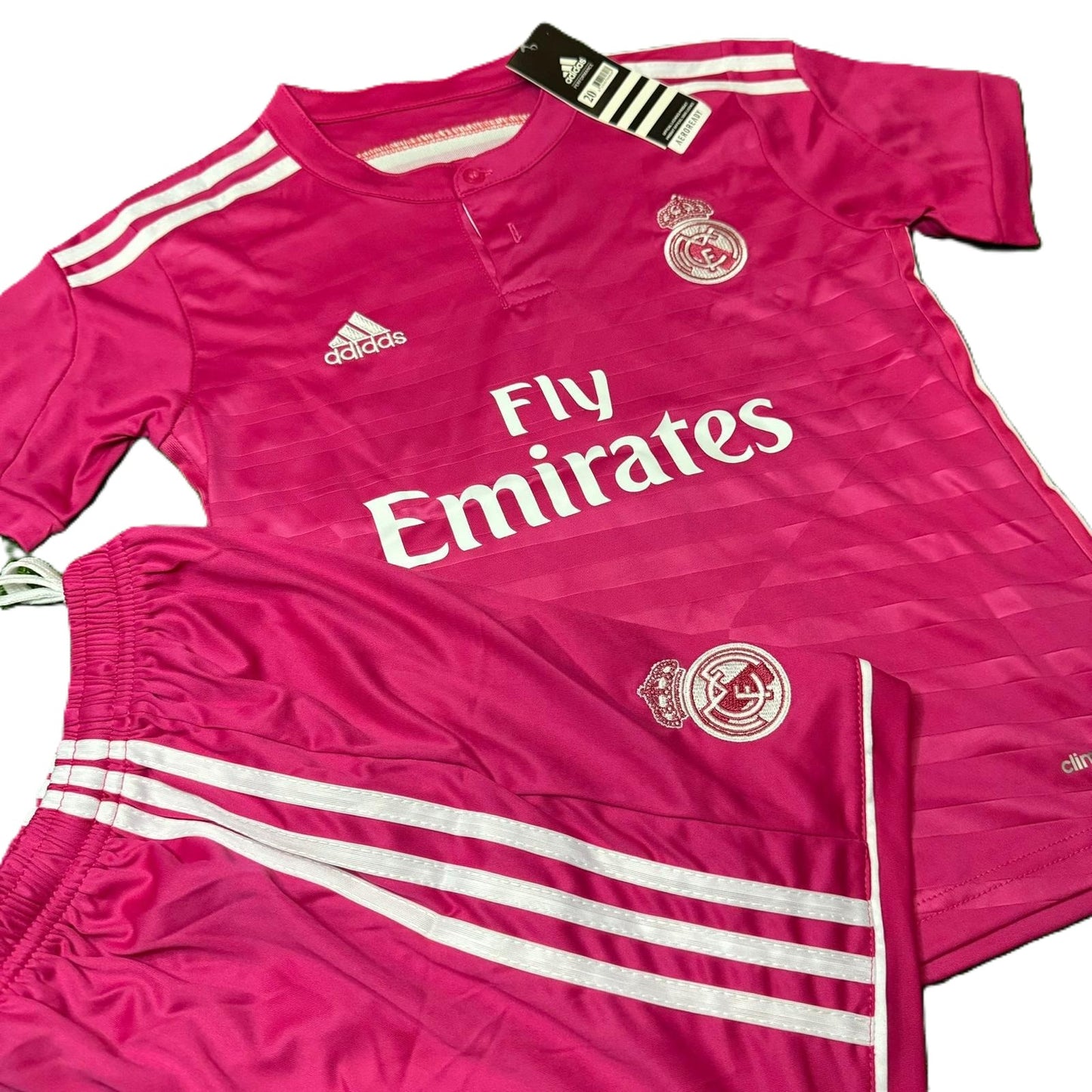 Piłkarski Komplet Strój Dziecięcy Real Madryt 2014/2015 Away Retro