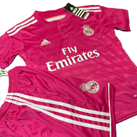 Piłkarski Komplet Strój Dziecięcy Real Madryt 2014/2015 Away Retro