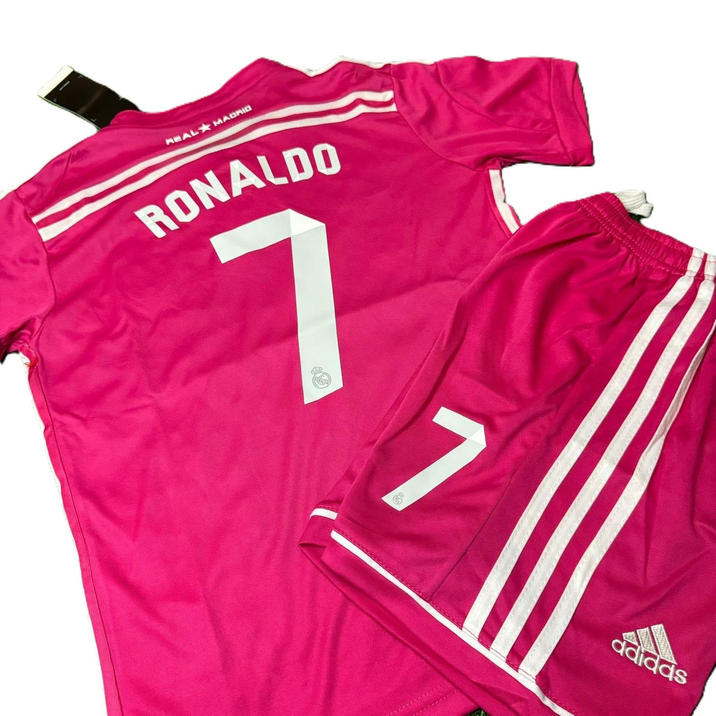Piłkarski Komplet Strój Dziecięcy Real Madryt 2014/2015 Away Retro