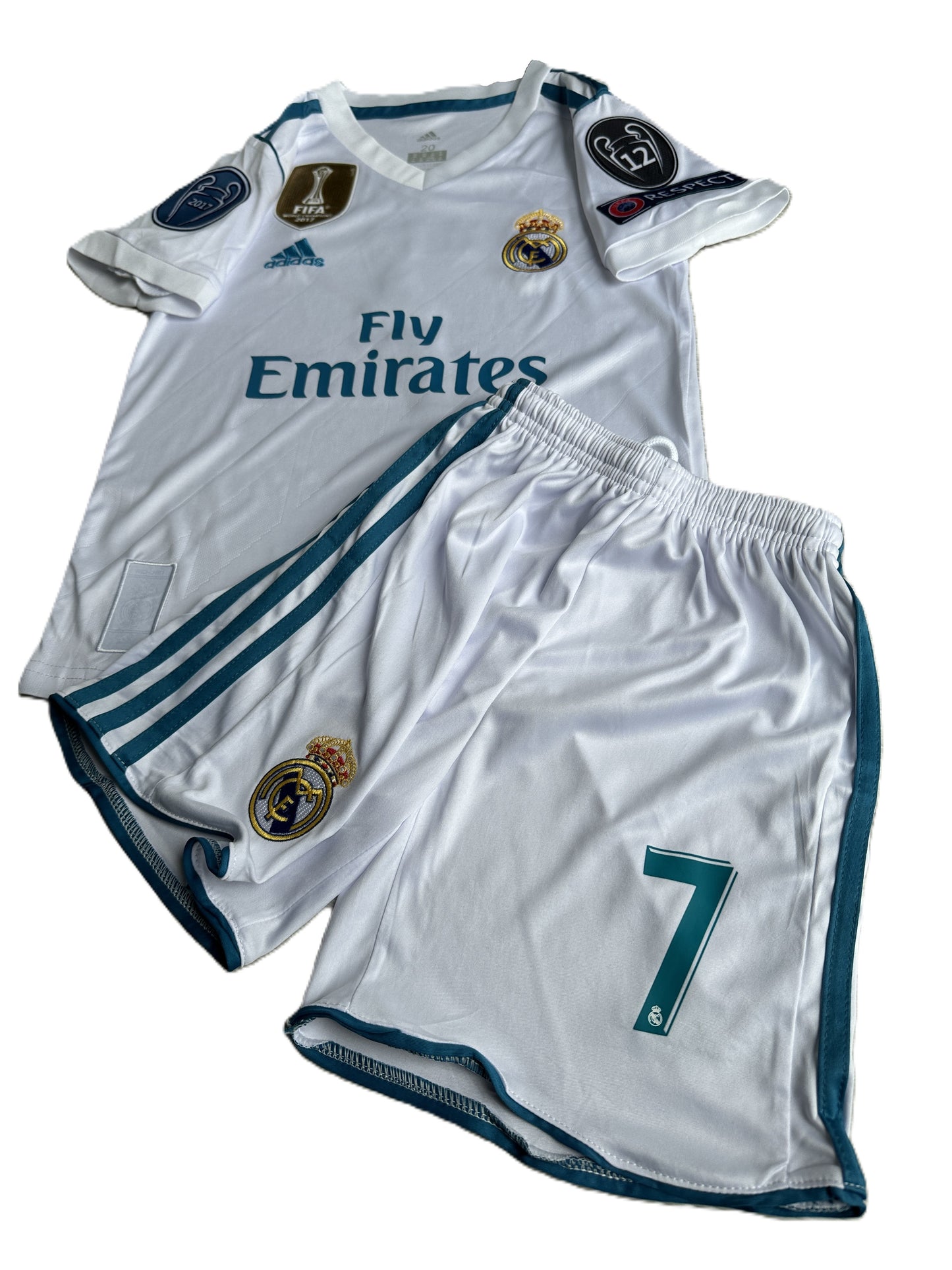 Komplet Piłkarski Dziecięcy Real Madryt 2017/2018 Home Retro