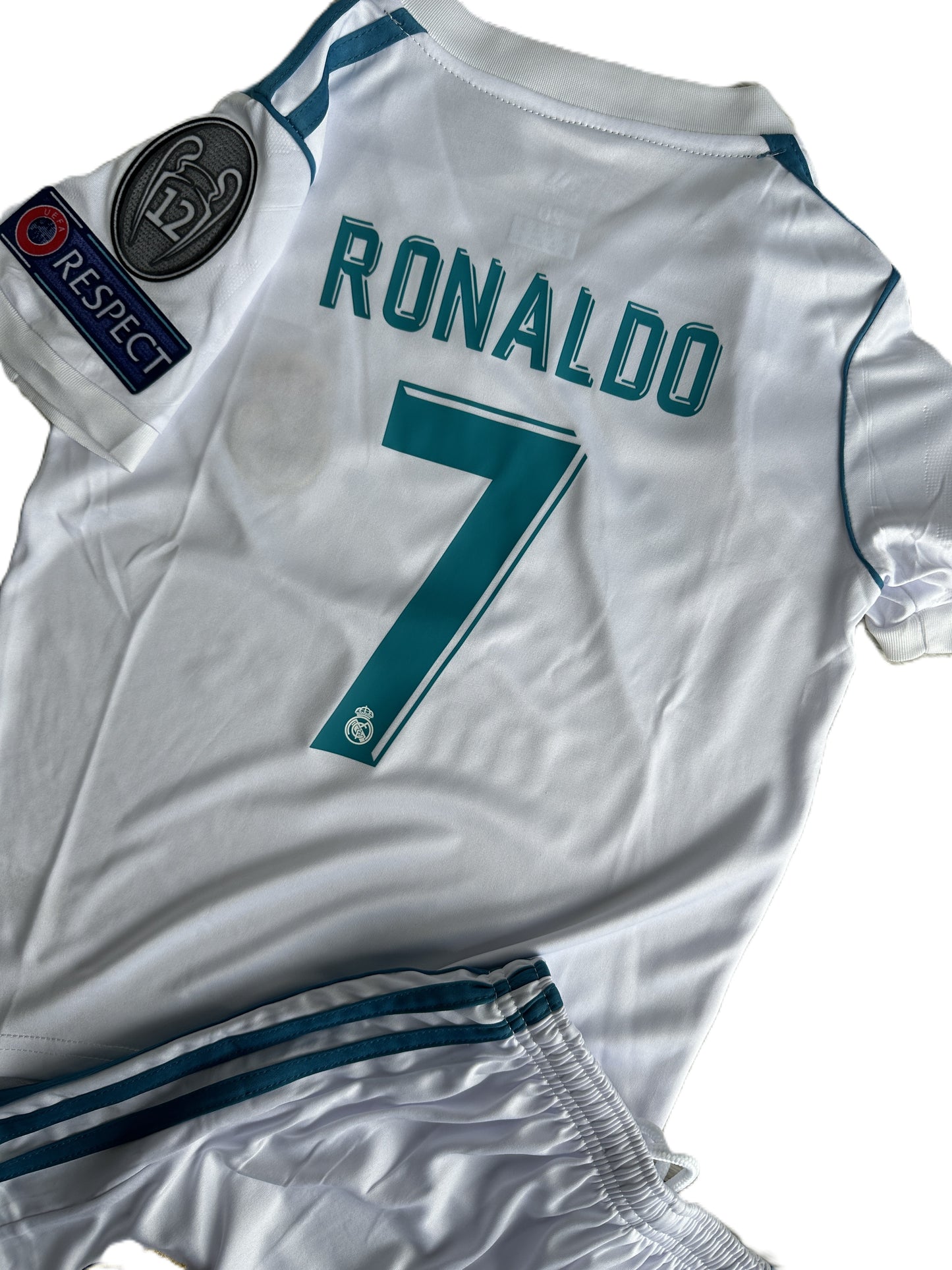 Komplet Piłkarski Dziecięcy Real Madryt 2017/2018 Home Retro