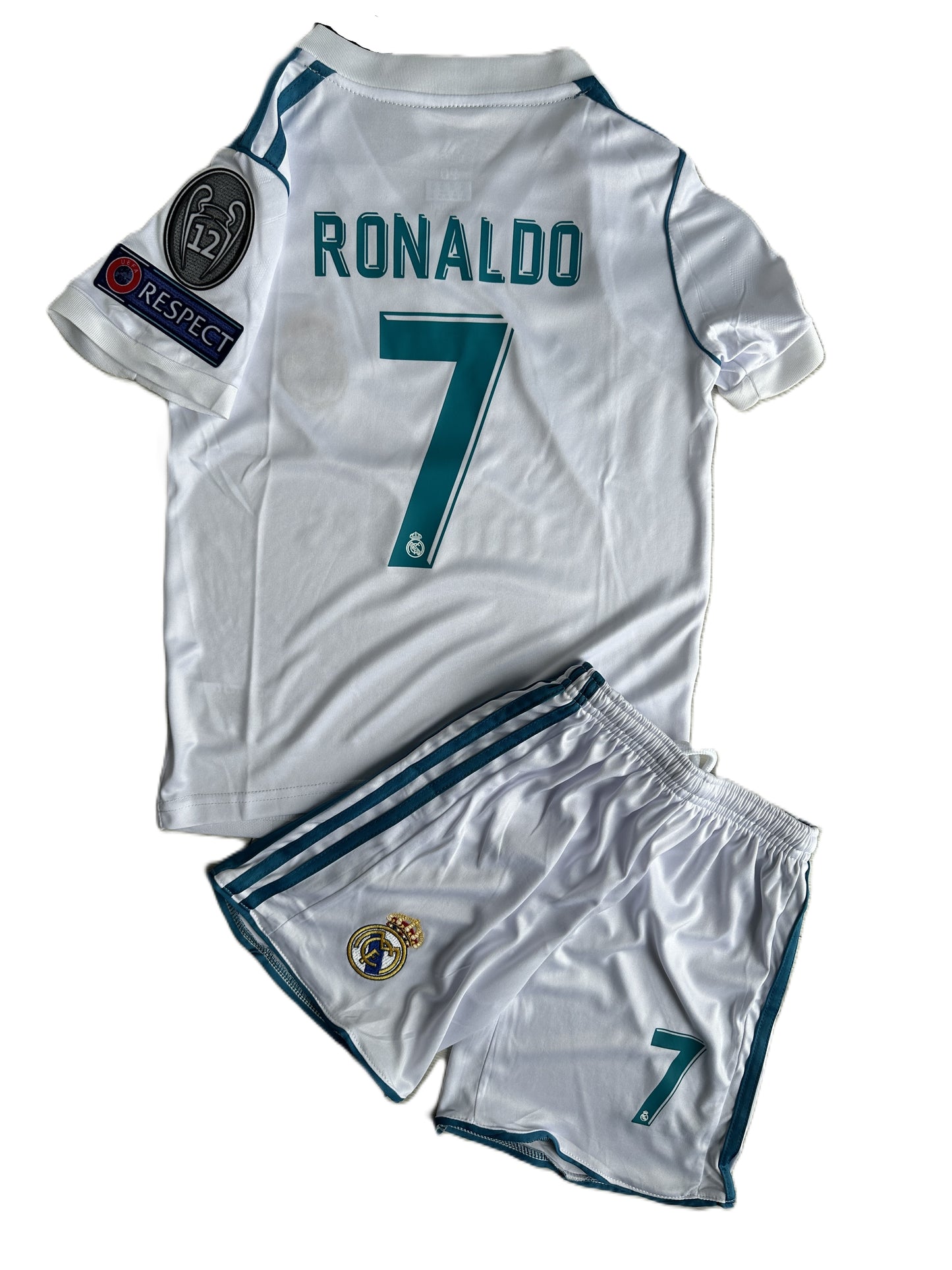 Komplet Piłkarski Dziecięcy Real Madryt 2017/2018 Home Retro