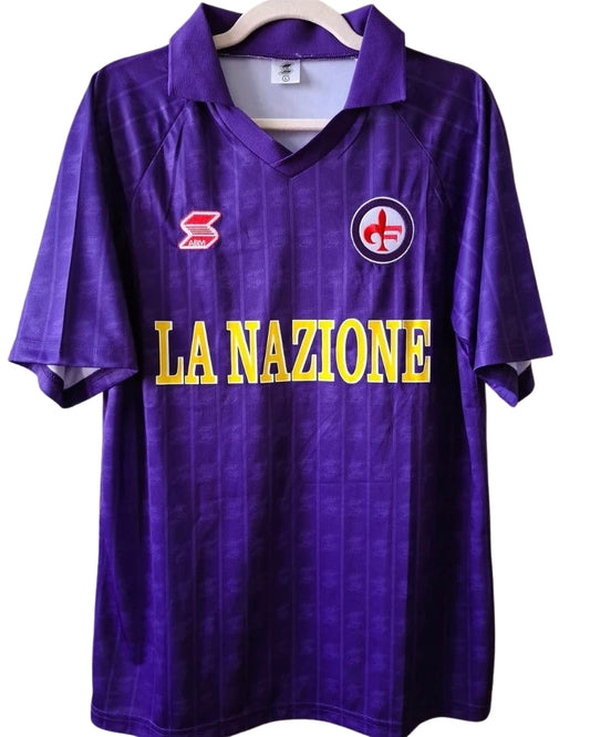 Koszulka Piłkarska AC Fiorentina 1989/1990 Home Retro