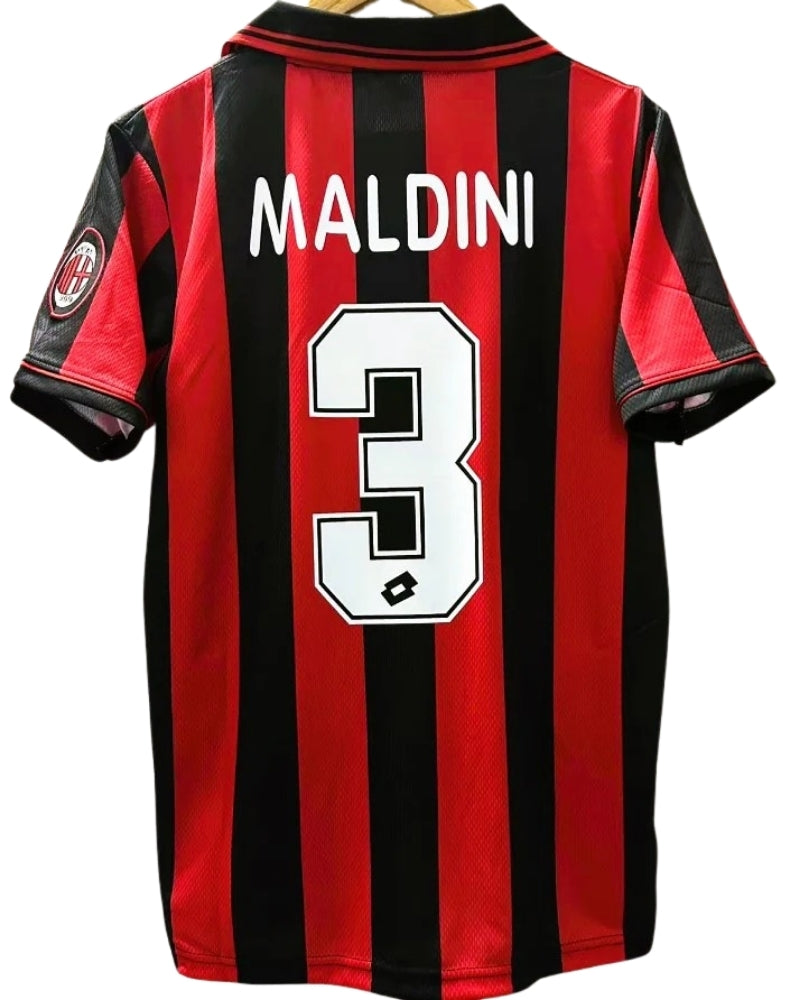 Koszulka Piłkarska AC Milan 1996/1997 Home Retro