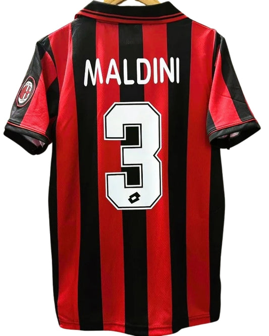 Koszulka Piłkarska AC Milan 1996/1997 Home Retro