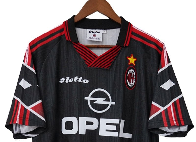 Koszulka Piłkarska AC Milan 1997/1998 3rd Black Retro