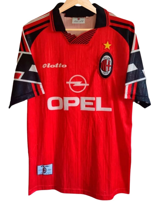 Koszulka Piłkarska AC Milan 1997/1998 3rd Red Retro