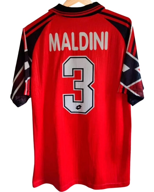Koszulka Piłkarska AC Milan 1997/1998 3rd Red Retro