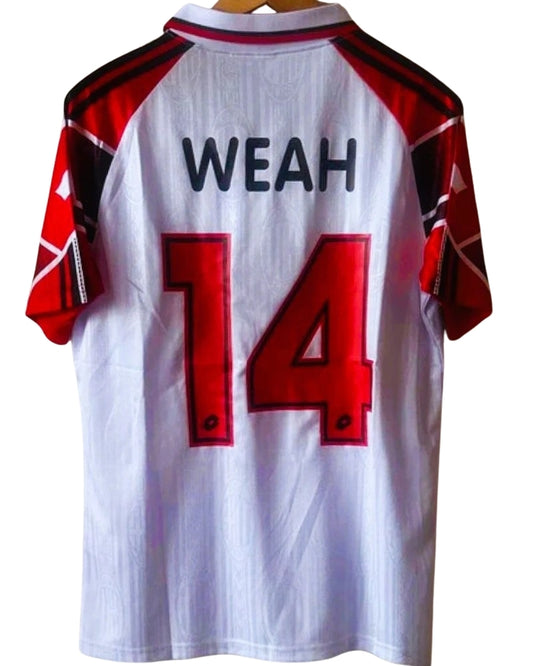 Koszulka Piłkarska AC Milan 1997/1998 Away White Retro