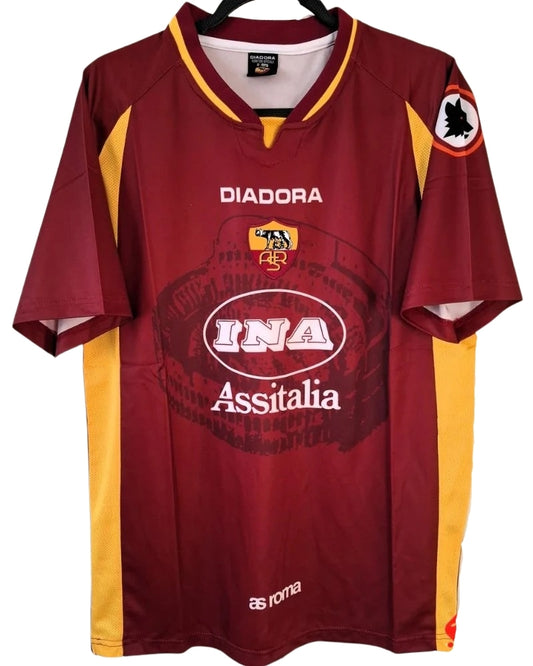 Koszulka Piłkarska AS Roma 1997/1998 Home Retro