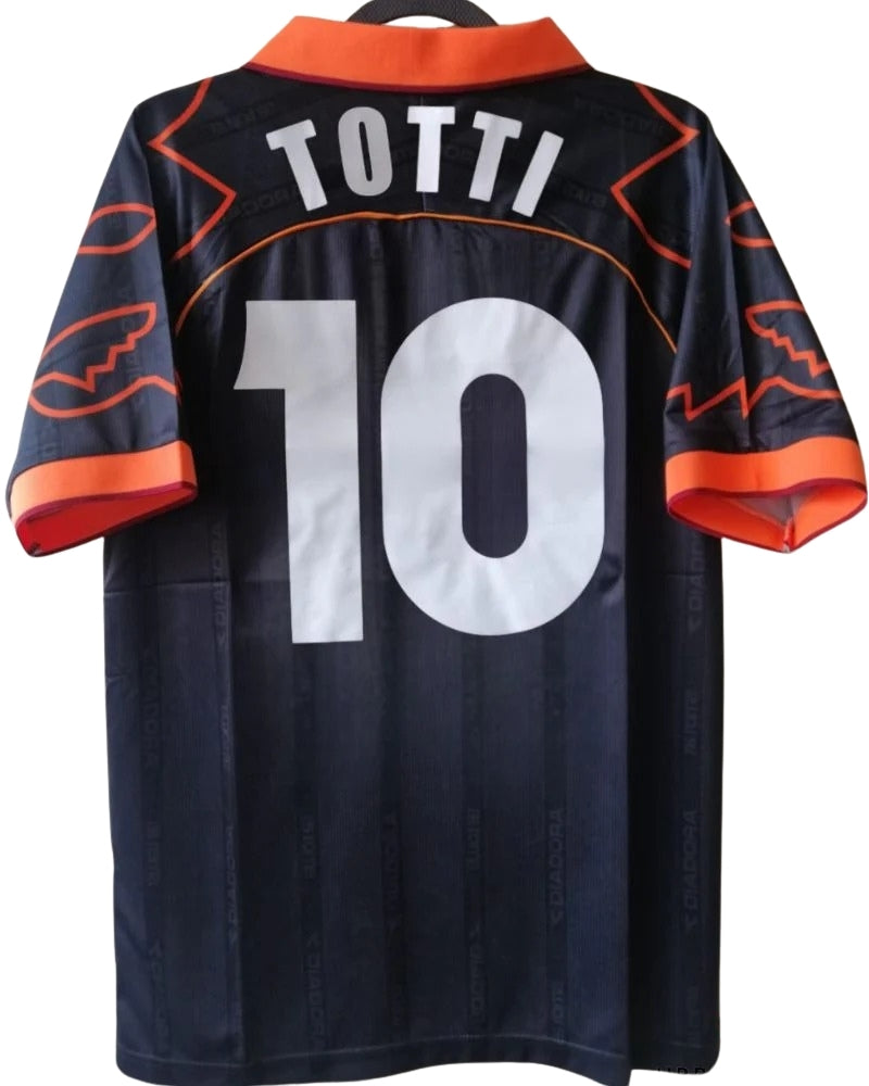 Koszulka Piłkarska AS Roma 1999/2000 Away Retro