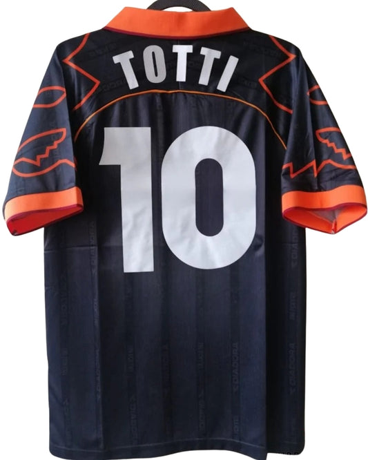 Koszulka Piłkarska AS Roma 1999/2000 Away Retro