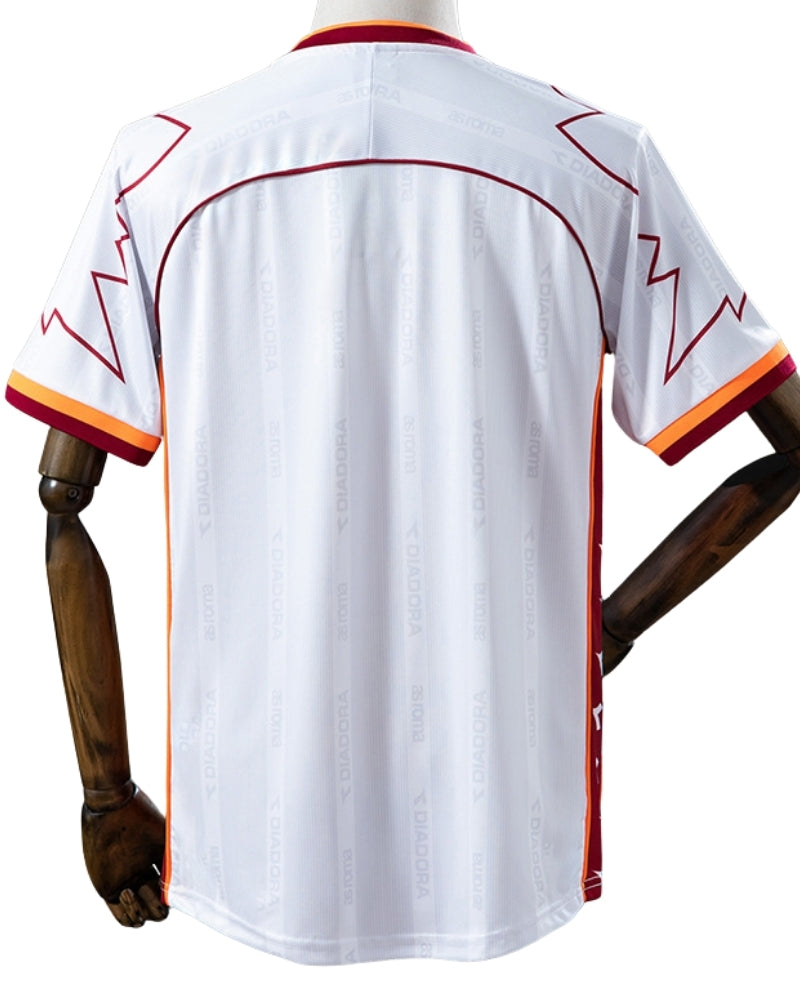 Koszulka Piłkarska AS Roma 1999/2000 Away White Retro
