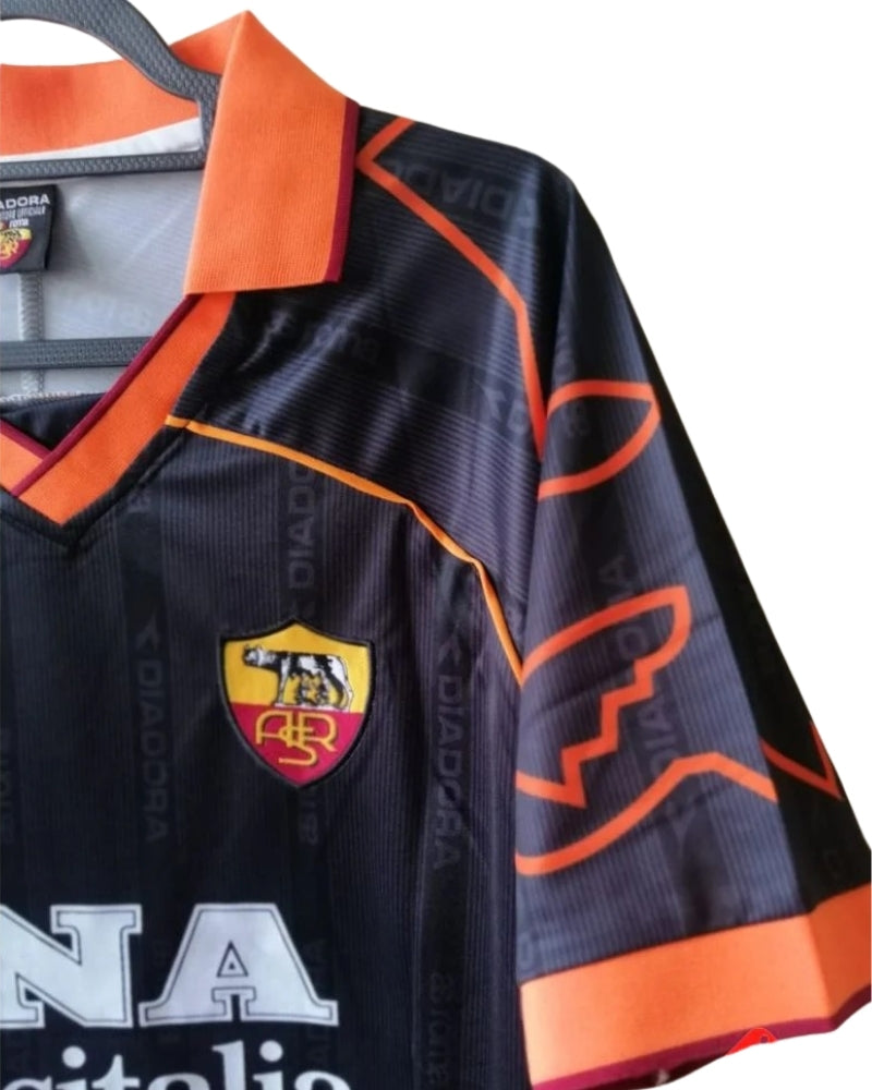 Koszulka Piłkarska AS Roma 1999/2000 Away Retro