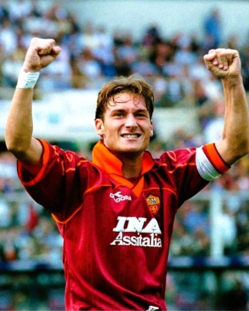 Koszulka Piłkarska AS Roma 1999/2000 Home Retro