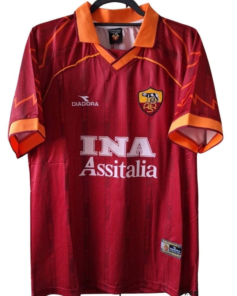 Koszulka Piłkarska AS Roma 1999/2000 Home Retro