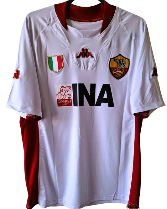 Koszulka Piłkarska AS Roma 2001/2002 Away Retro
