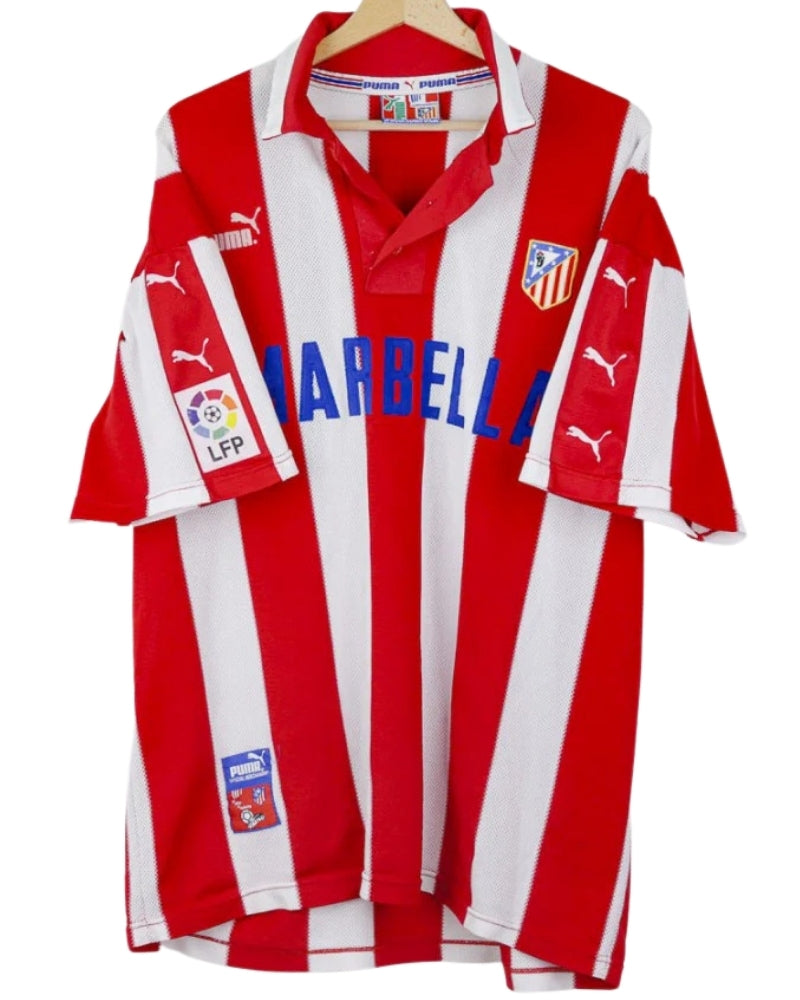 Koszulka Piłkarska Atletico Madryt 1997/1998 Home Retro