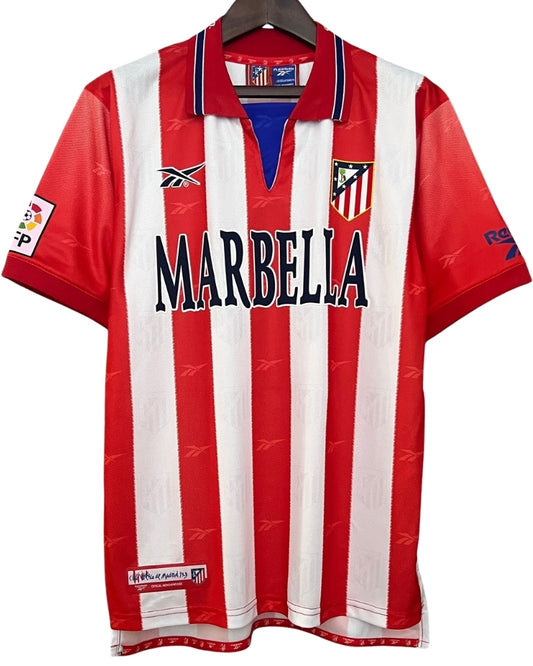 Koszulka Piłkarska Atletico Madryt 1998/1999 Home Retro
