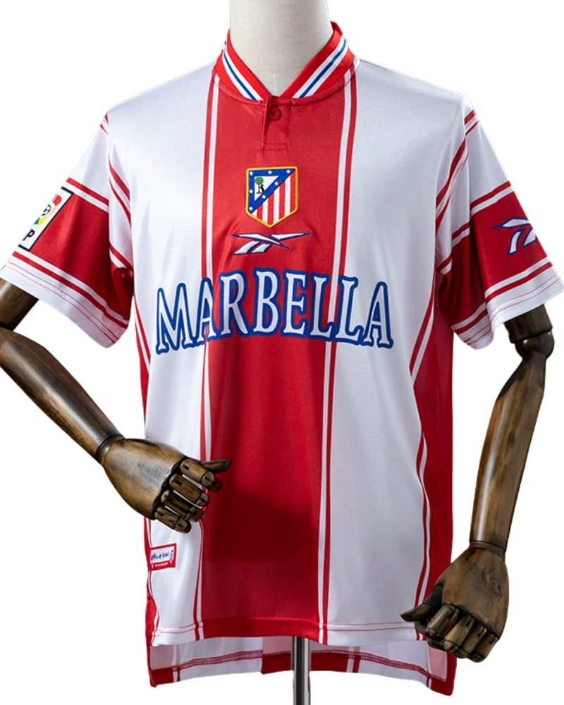 Koszulka Piłkarska Atletico Madryt 1999/2000 Home Retro