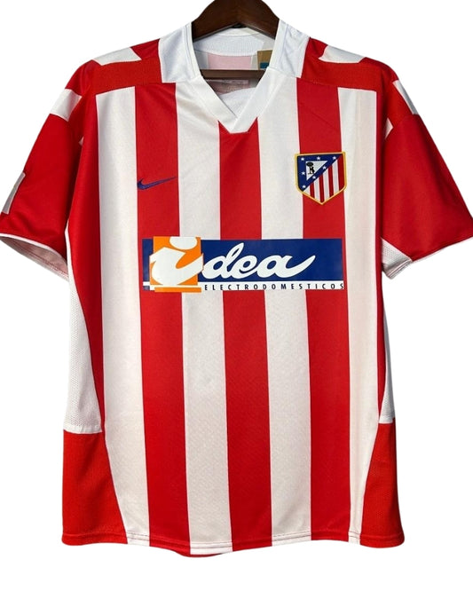Koszulka Piłkarska Atletico Madryt 2002/2003 Home Retro
